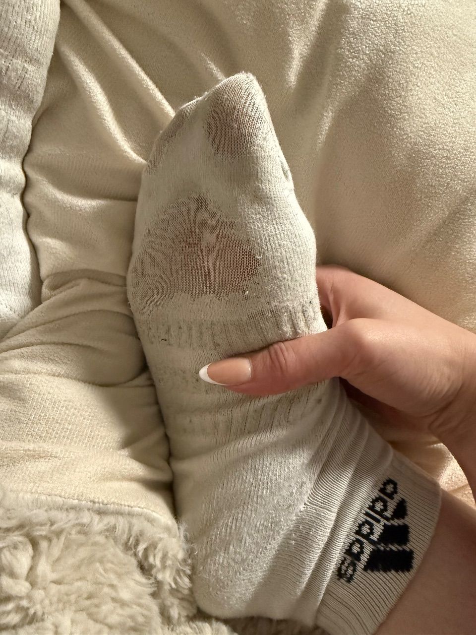 Adidas getragene Adidas Socken