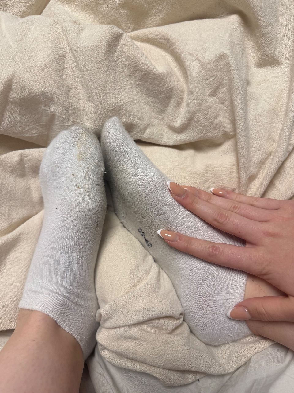 weiße Sneakersocken