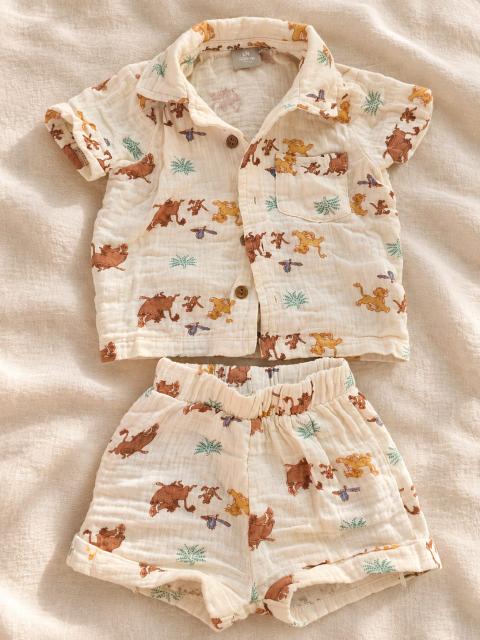 Ohne Marke Süßes Kinder-Sommer-Set mit Safari-Motiv Size 74