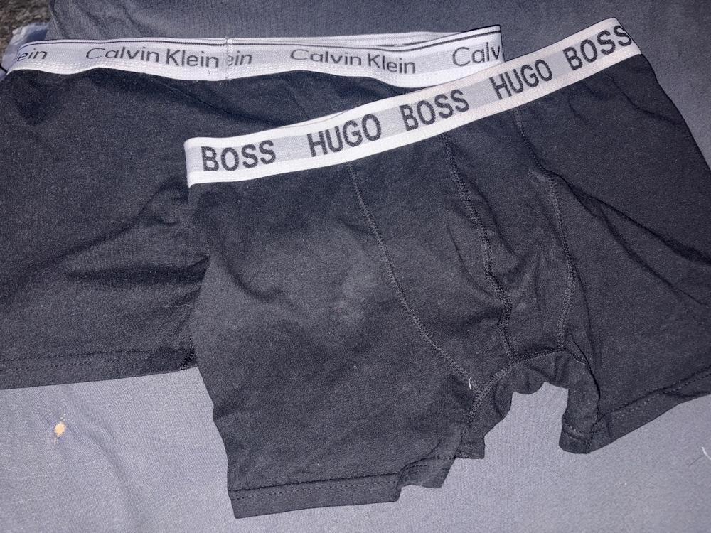 Getragene Boxershorts