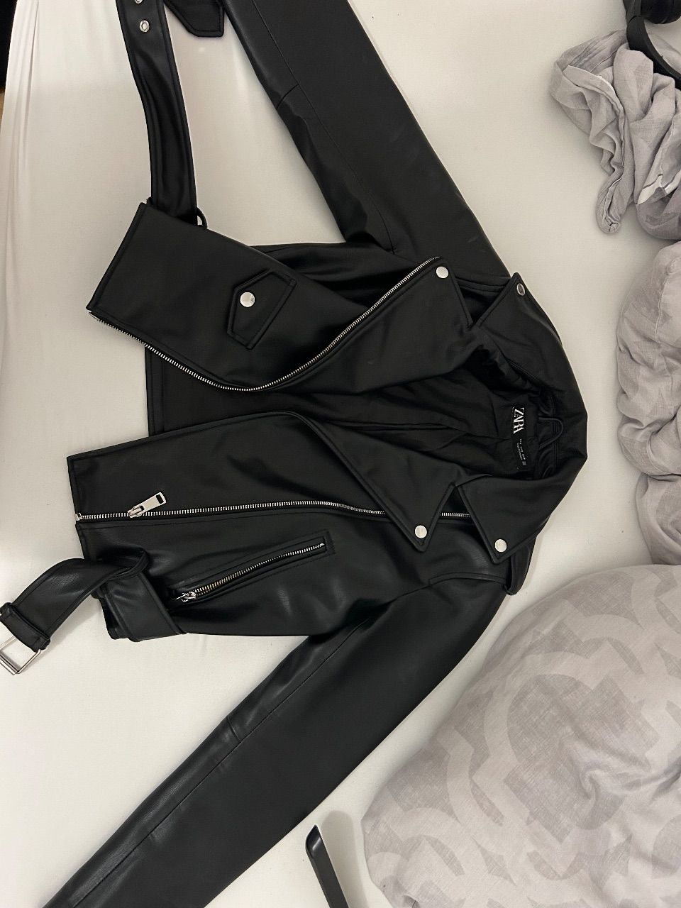 Zara Lederjacke  Size S