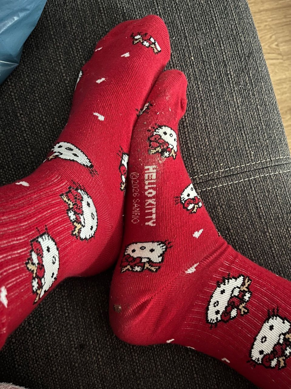 Getragene Socken 