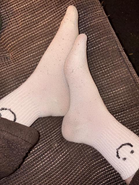 Ohne Marke Getragene Socken Size 38