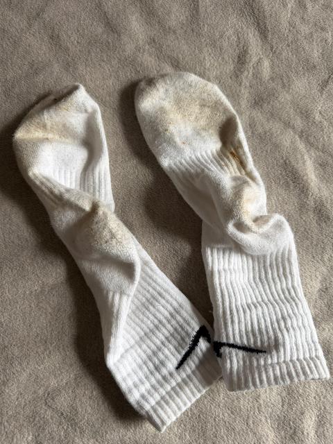 Nike Socken getragen Tennissocken Size XS