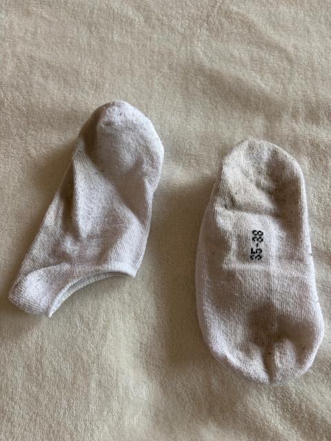 Getragene Socken