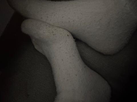 getragene weisse socken Size XXS