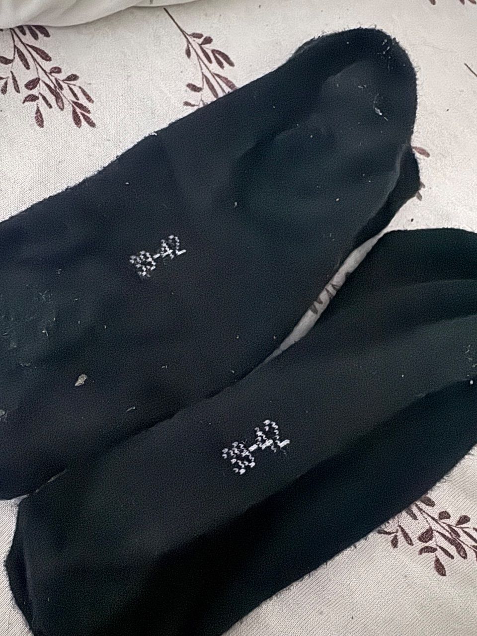 getragene schwarze socken Size XXS