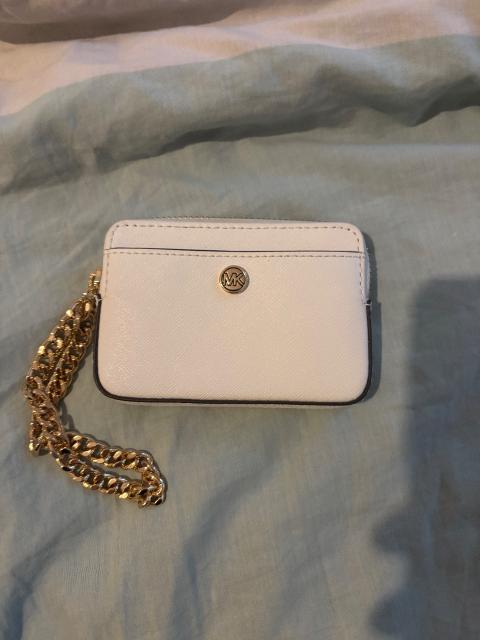 Weißes Michael Kors Portmonaie