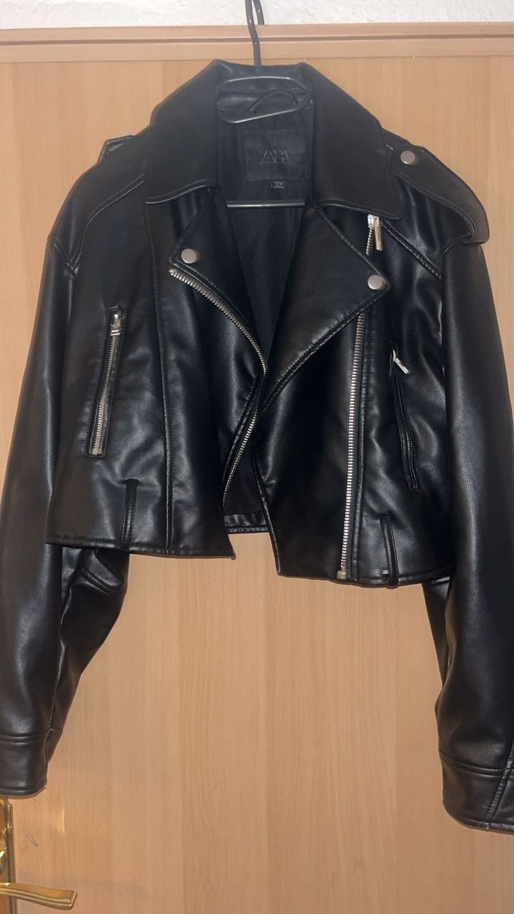 Zara Lederjacke  Size S