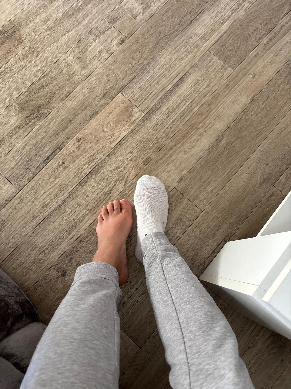 Weiße Socken