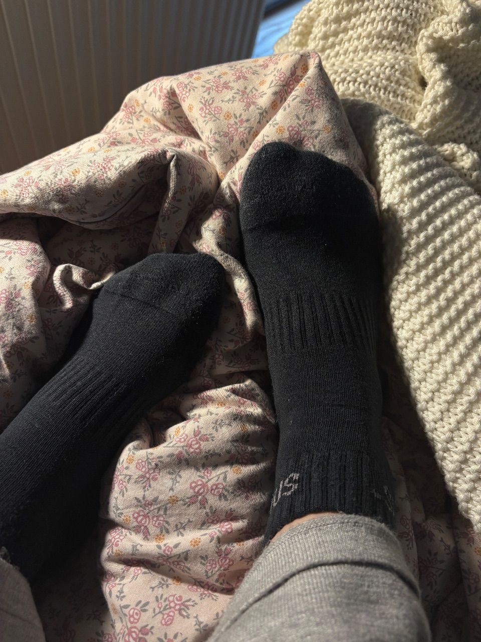 snipes  Schwarze bereits getragene Socken 