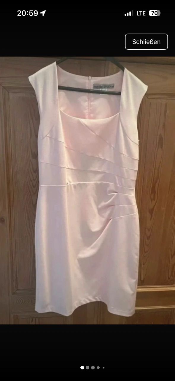 Ohne Marke Etuikleid „Ashley Brooke“ by Heine, Größe 38 Rosa Size M