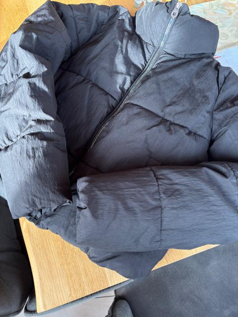 Ohne Marke Winter Daunenjacke Schwarz Größe S Only Size S