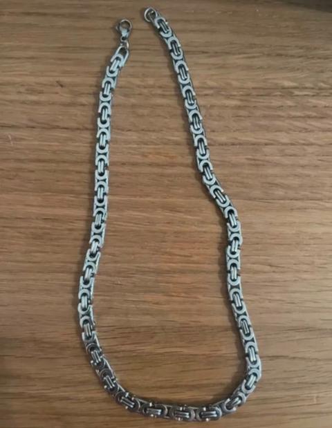 Ohne Marke „Auranto“ Halskette Damen, Edelstahl, 44cm plus 9cm zur Verlängerung