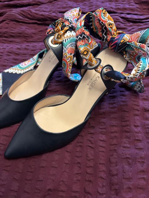 Ohne Marke Peter Kaiser Slingback Leder Dunkelblau Größe 39 Size 39