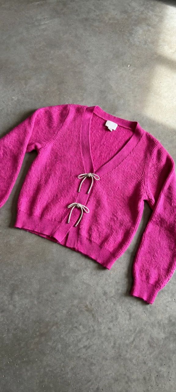 H&M Strickjacke H&M, Größe XS, Pink, Croped Size XS