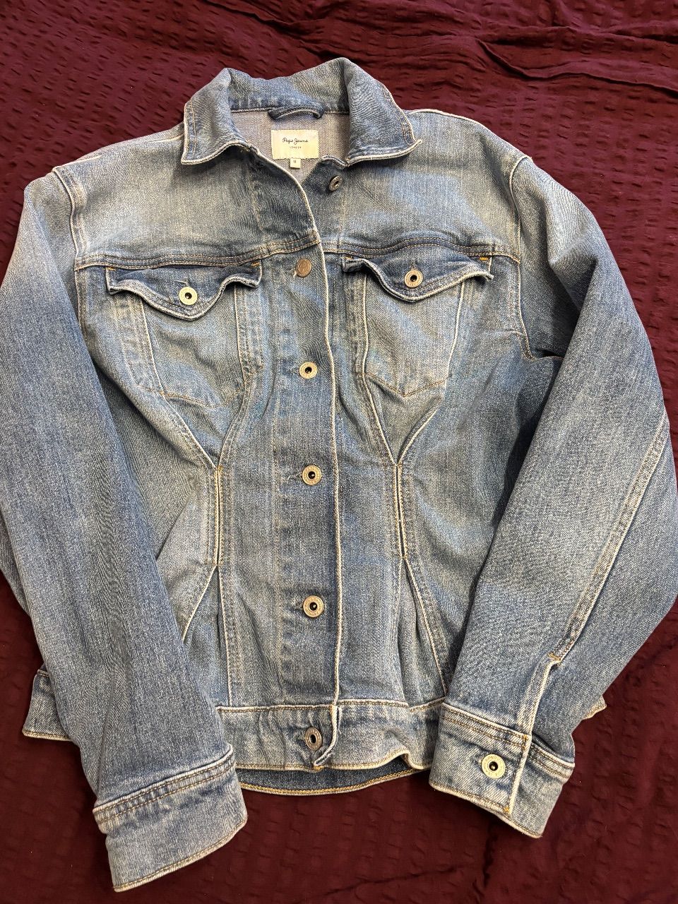 Ohne Marke Pepe Jeans - Jeansjacke, Gr. M, blau, denim Size M