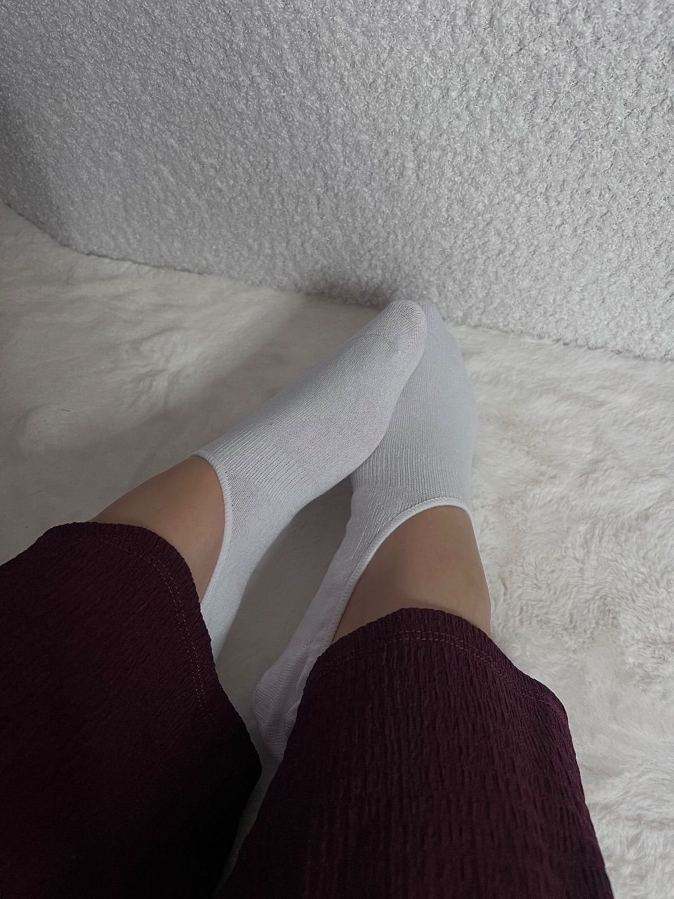 Ballerina Socken weiß Size 44