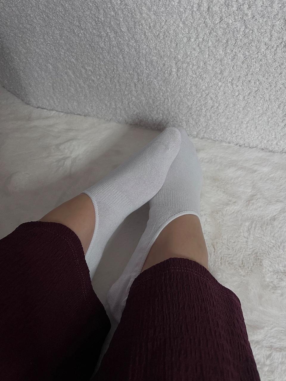 Ballerina Socken weiß