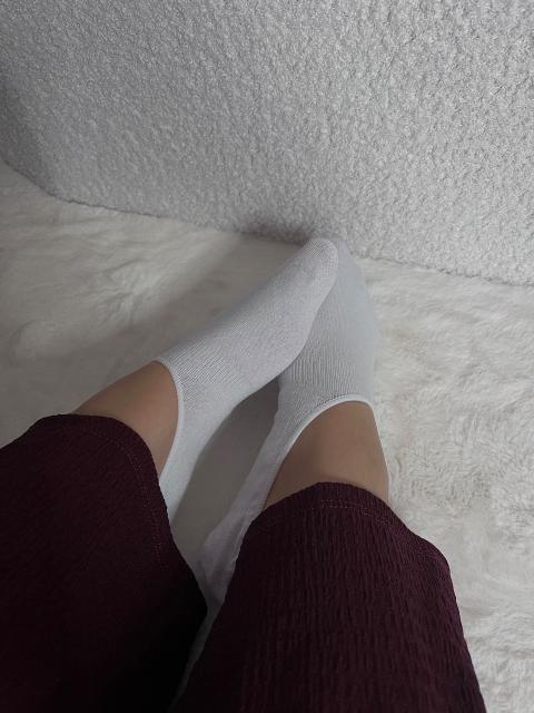 Ballerina Socken weiß