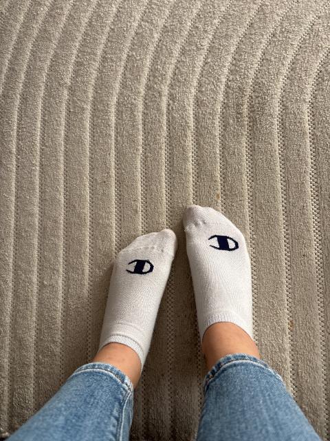 Getragene Socken