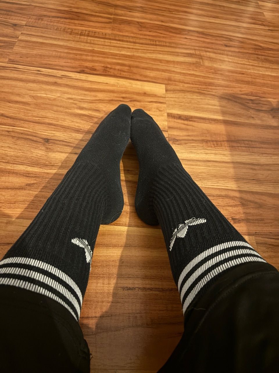 Adidas  Adidas Sportsocken – beim Training getragen