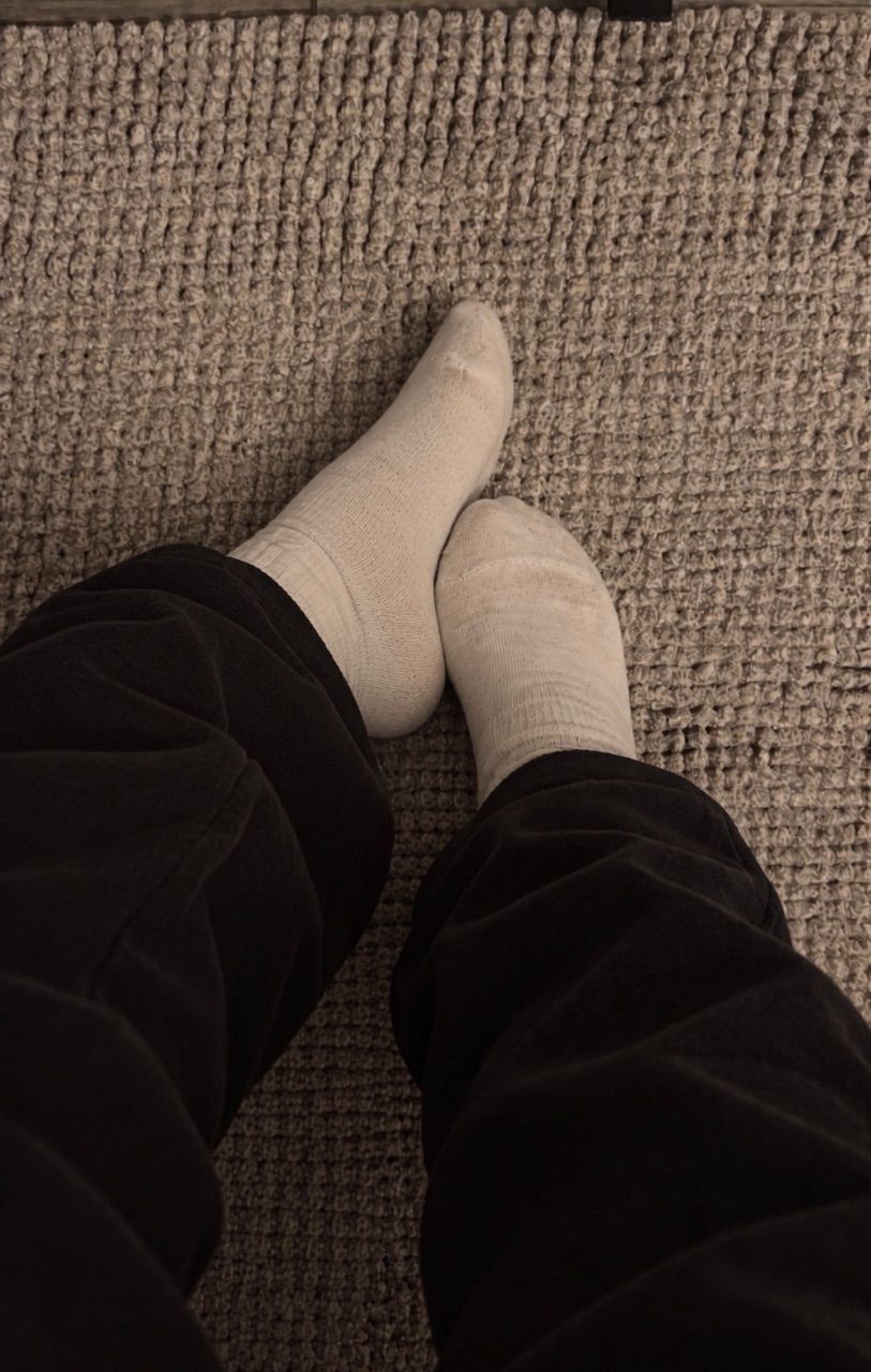 2 Getragene paar Socken 🧦 Size M