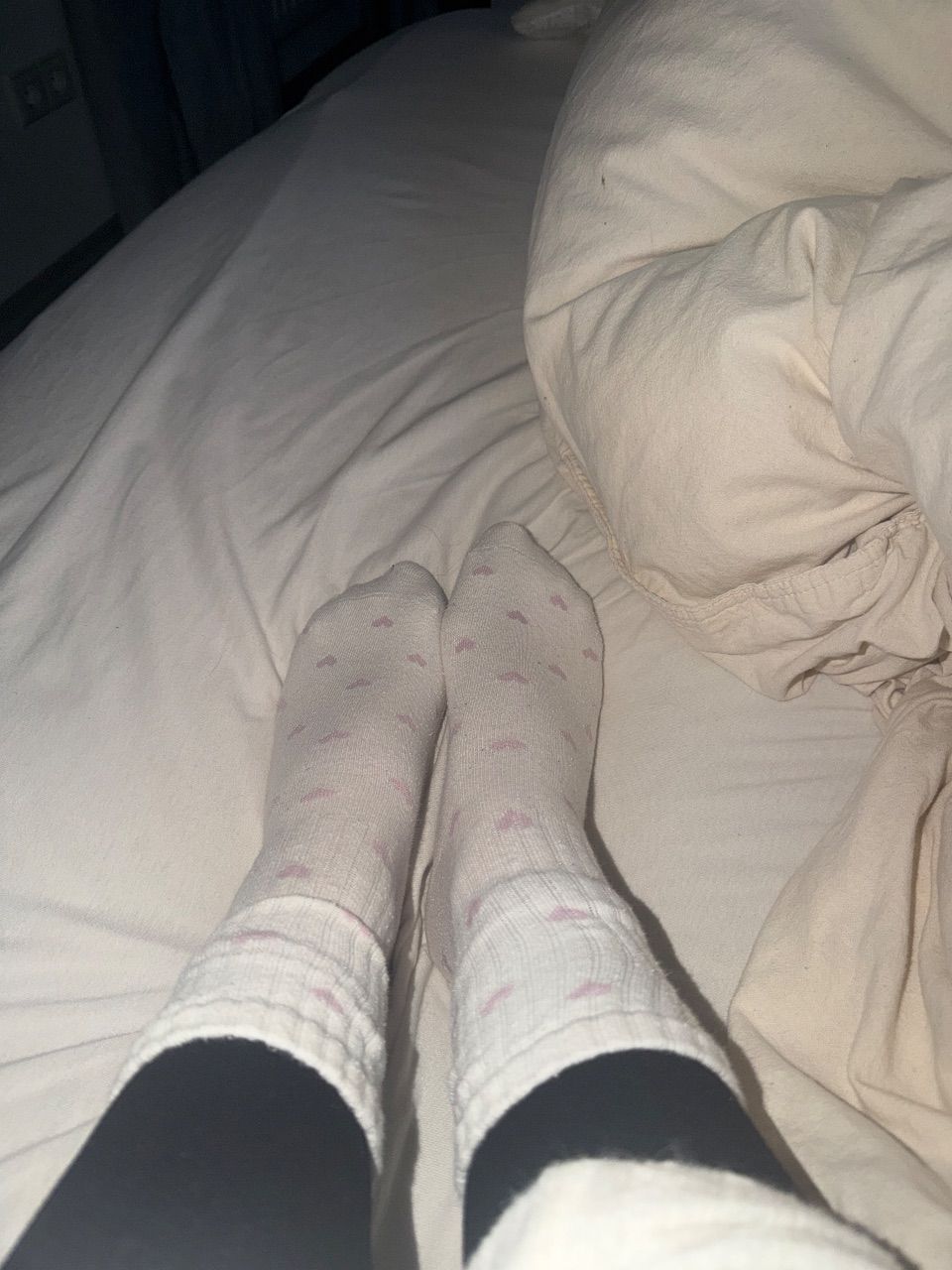 Getragene Socken
