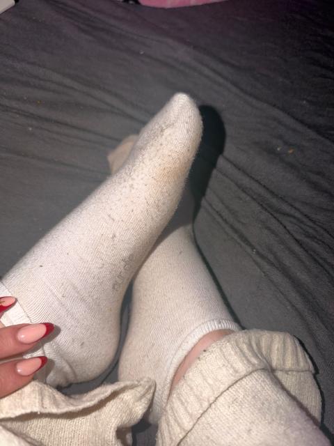 Getragene Socken sehr benutzt Size 39