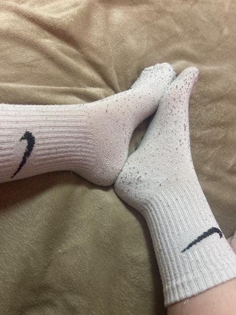 Nike Getragene Socken in weiß von Nike Size 39