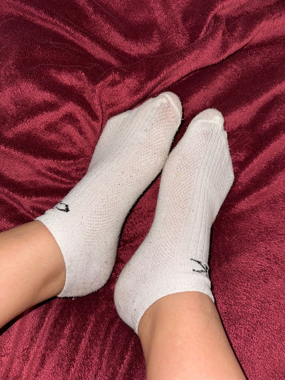 Getragene Socken 
