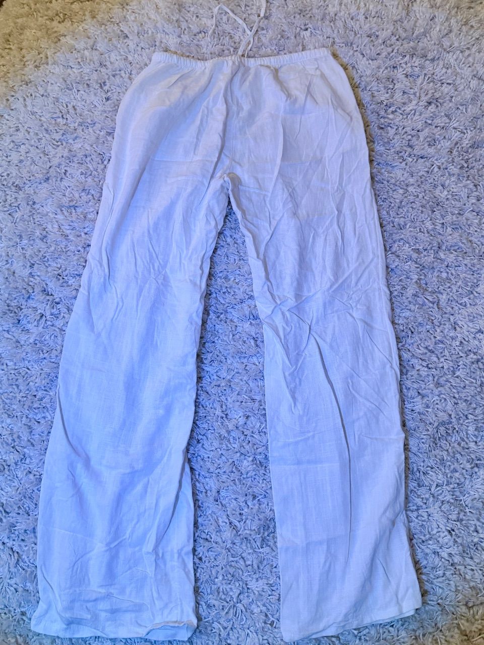 H&M Leinenhose in weiß  Size S