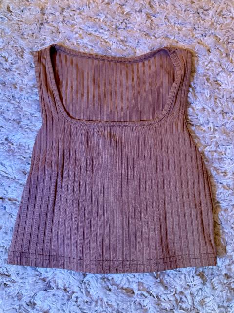 Bronzefarbenes Top Size S