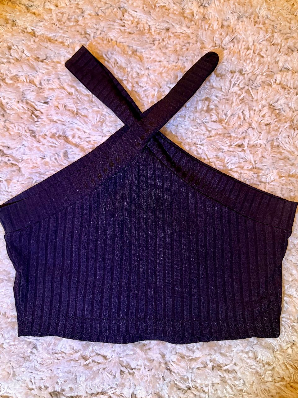 Top mit gekreuzten Trägern Size S