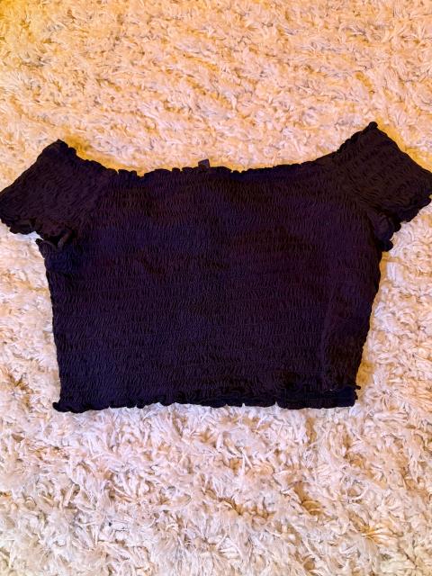 H&M Geripptes Top Size S