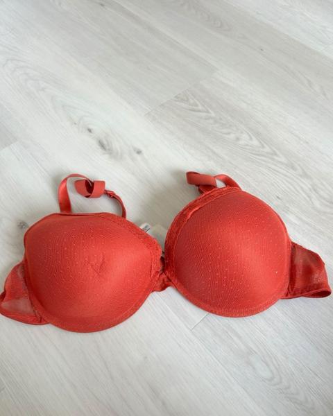 Damen BH / rot Orange Size M