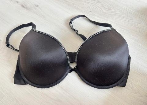 New Yorker Schwarzer BH mit Strass/ Sexy Size L