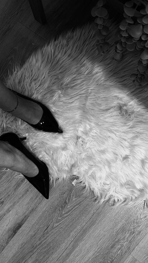 Benutze high Heels