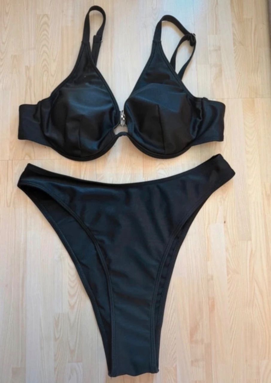 Ohne Marke Bikini Set Schwarz Size L