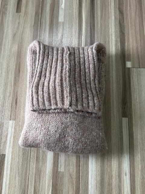 Closed CLOSED Luxus Alpaka Woll Rollkragenpullover Grobstrick Beige - Gr. S Size S