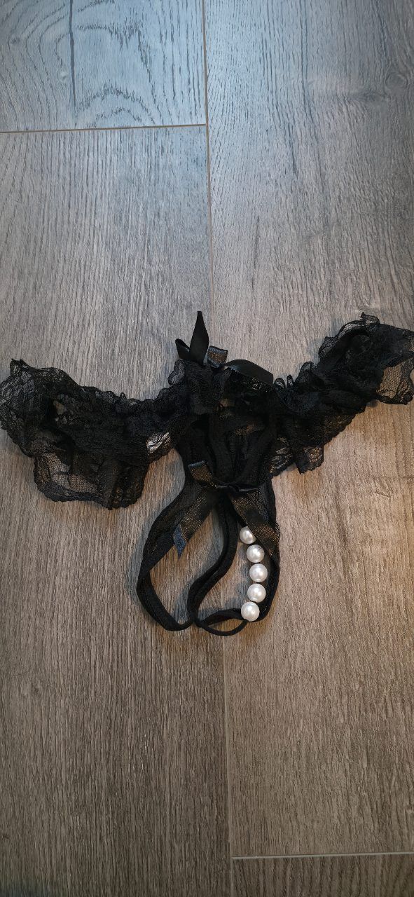String mit Perlen