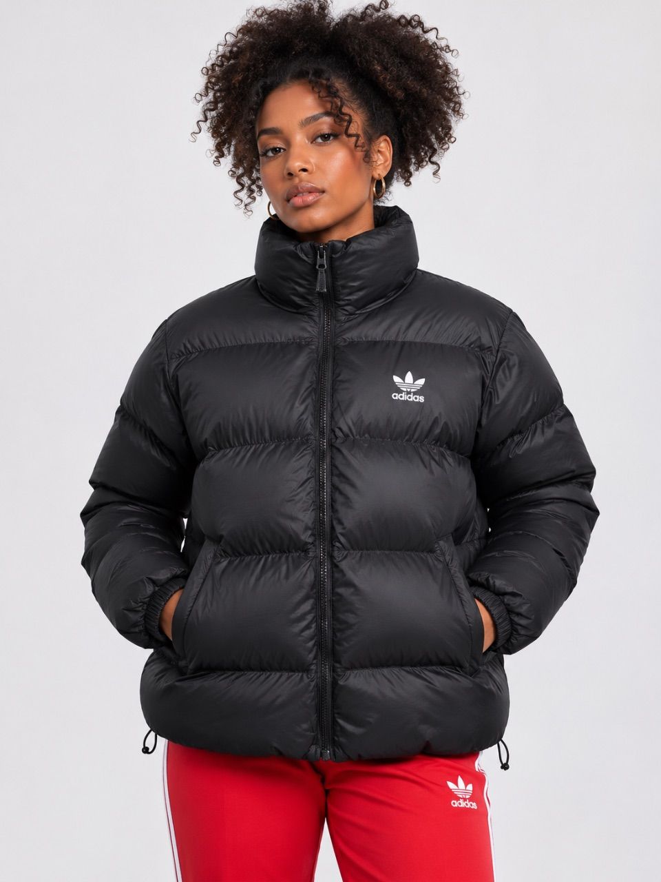 Adidas Adidas Originals Pufferjacke Schwarz – Größe M Size M