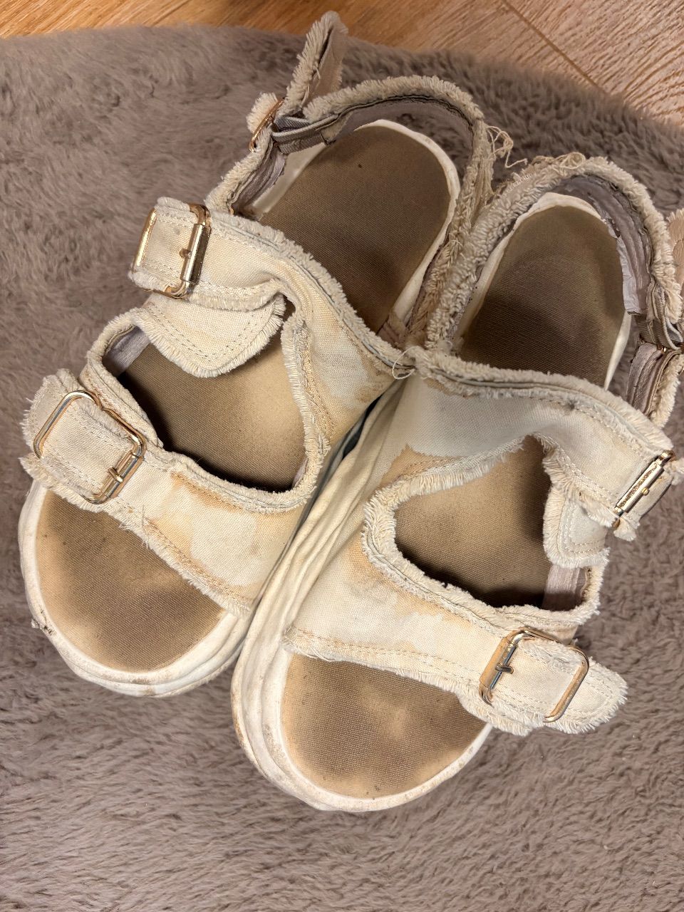 Ohne Marke Getragene Sommer sandalen Size 39
