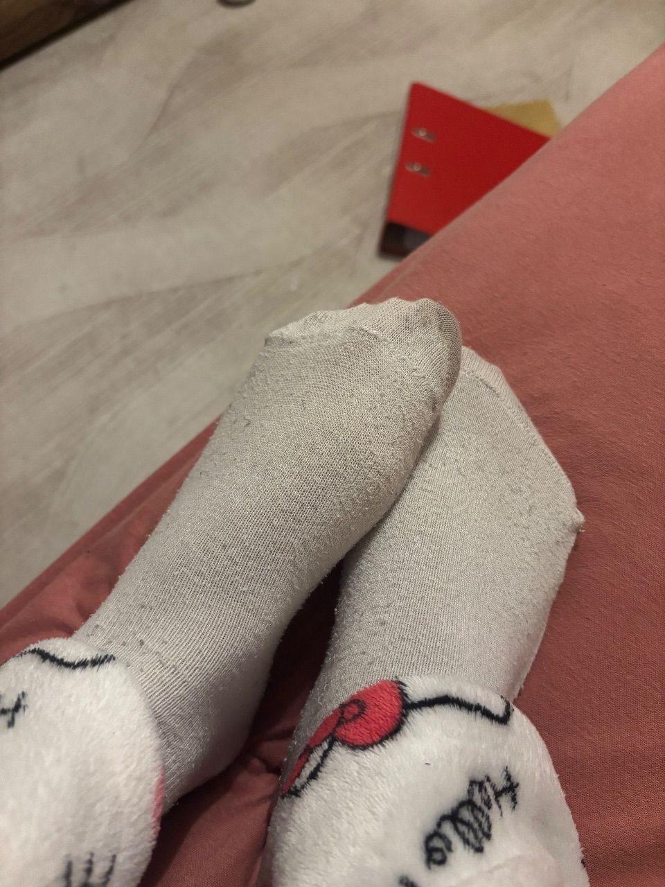 Getragene Socken 