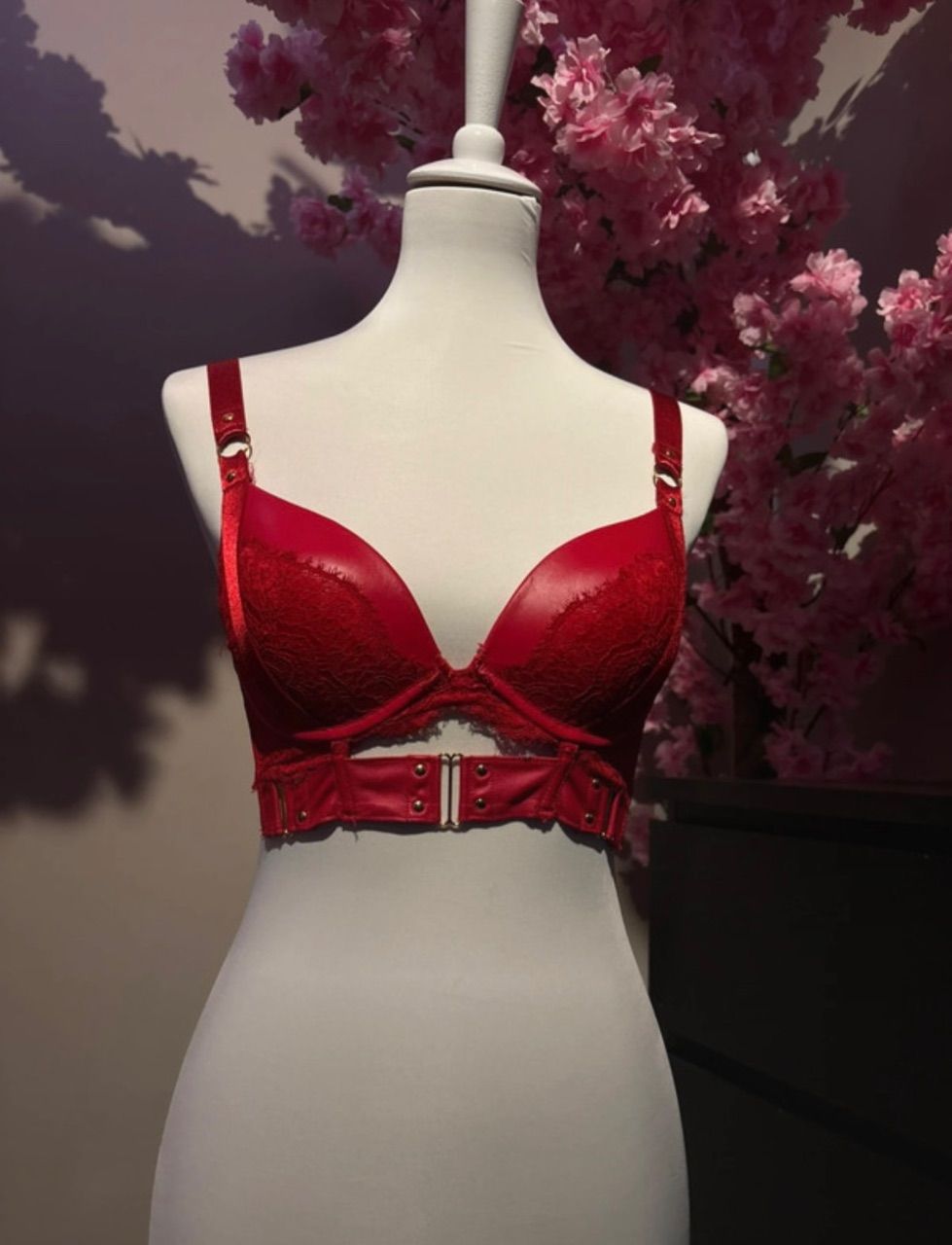 Hunkemöller Rotes Spitzen-Bustier / Corsage ❤️