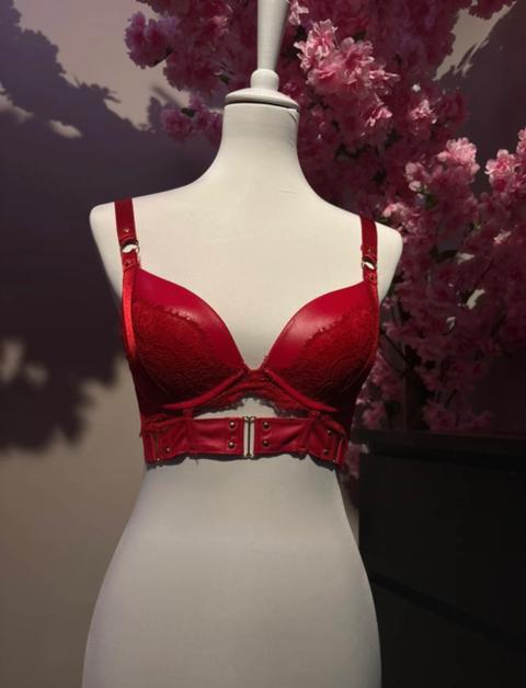 Hunkemöller Rotes Spitzen-Bustier / Corsage ❤️
