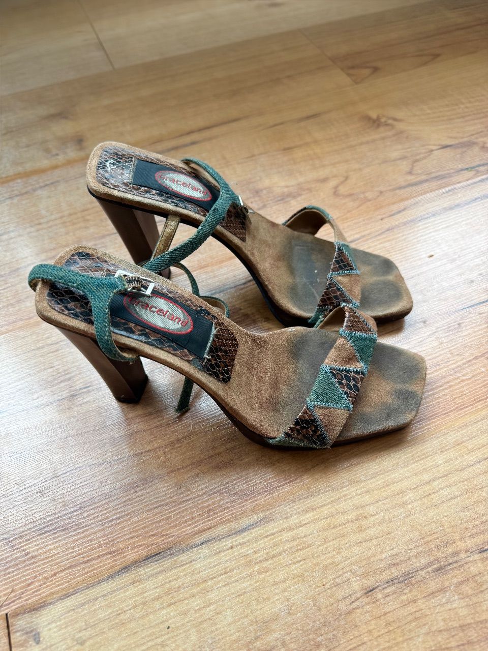 Graceland benutzte Sommer Heels  Size 37