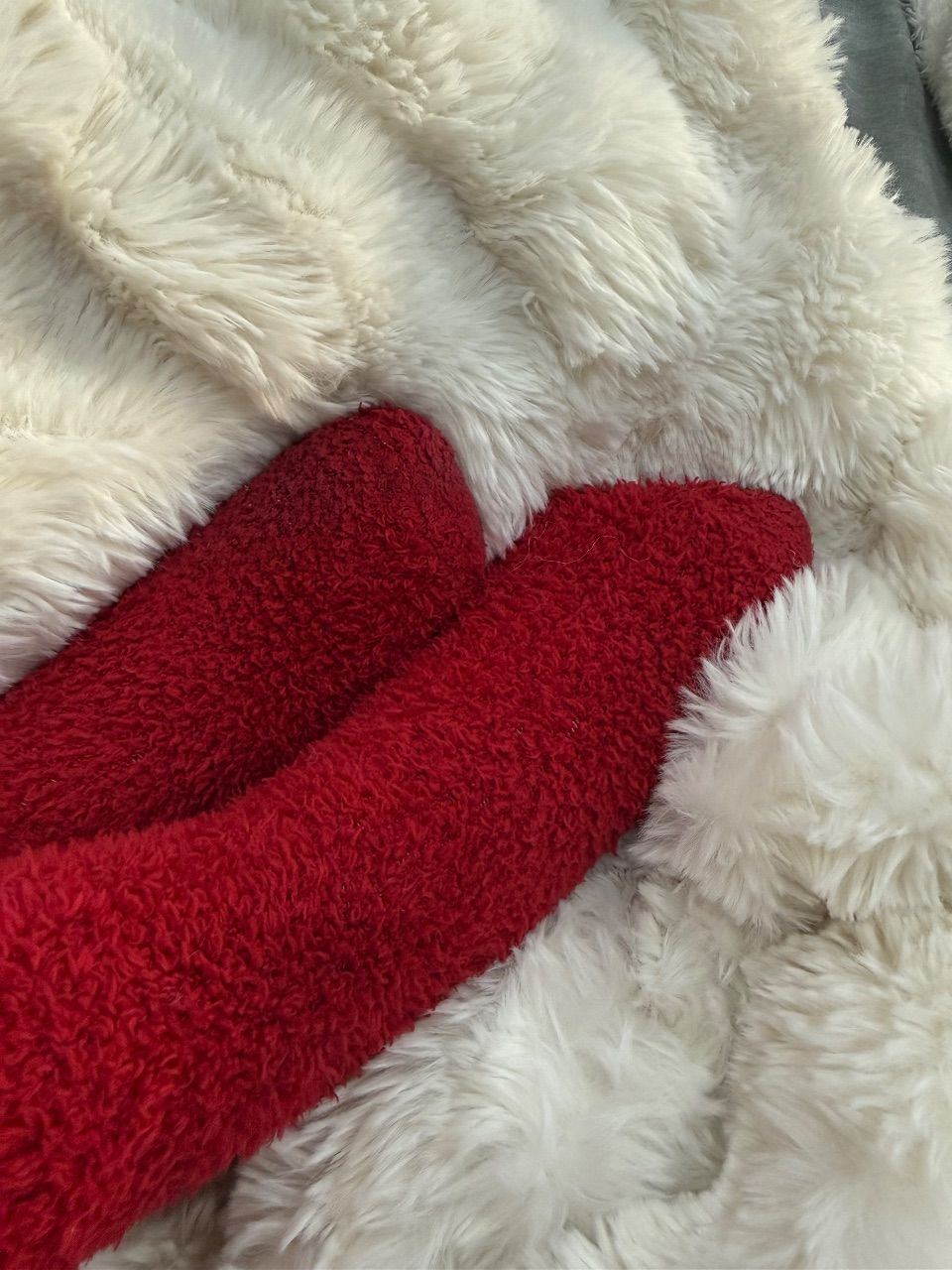 Getragene Kuschelsocken 