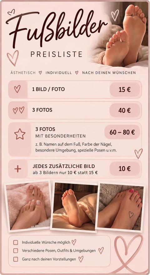 Fußbilder Size XS