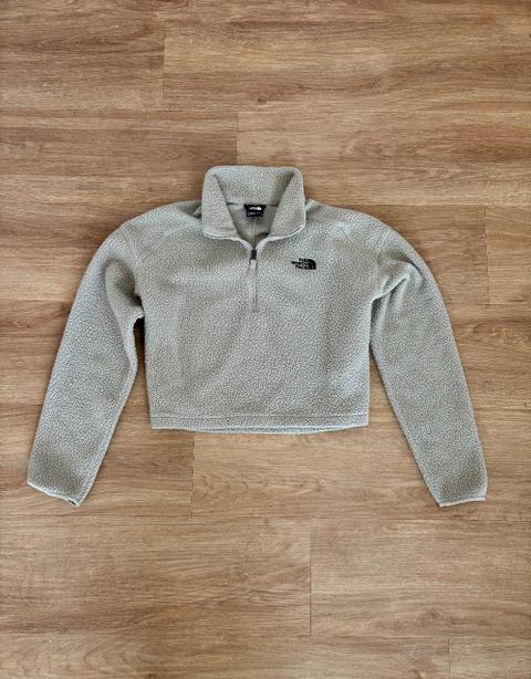 The North Face Sherpa Fleece Crop Pullover beige Gr. M